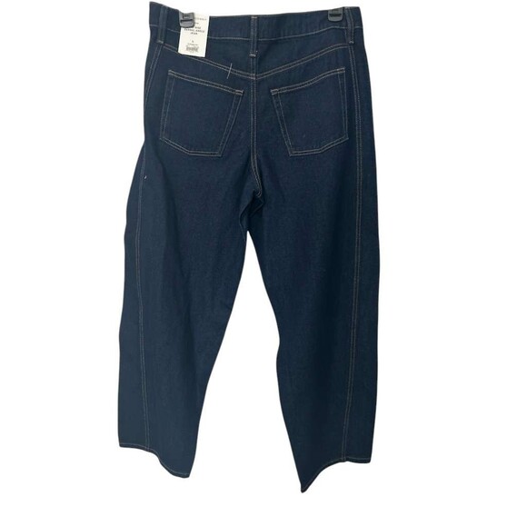 Free Assembly Barrel Ankle Jeans Women Size 4 Dark Mid Rise New - Picture 4 of 4